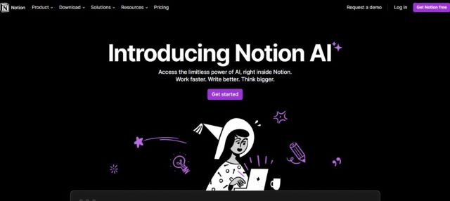 Notion AI writing Assistant