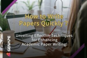 How to write papers quickly？